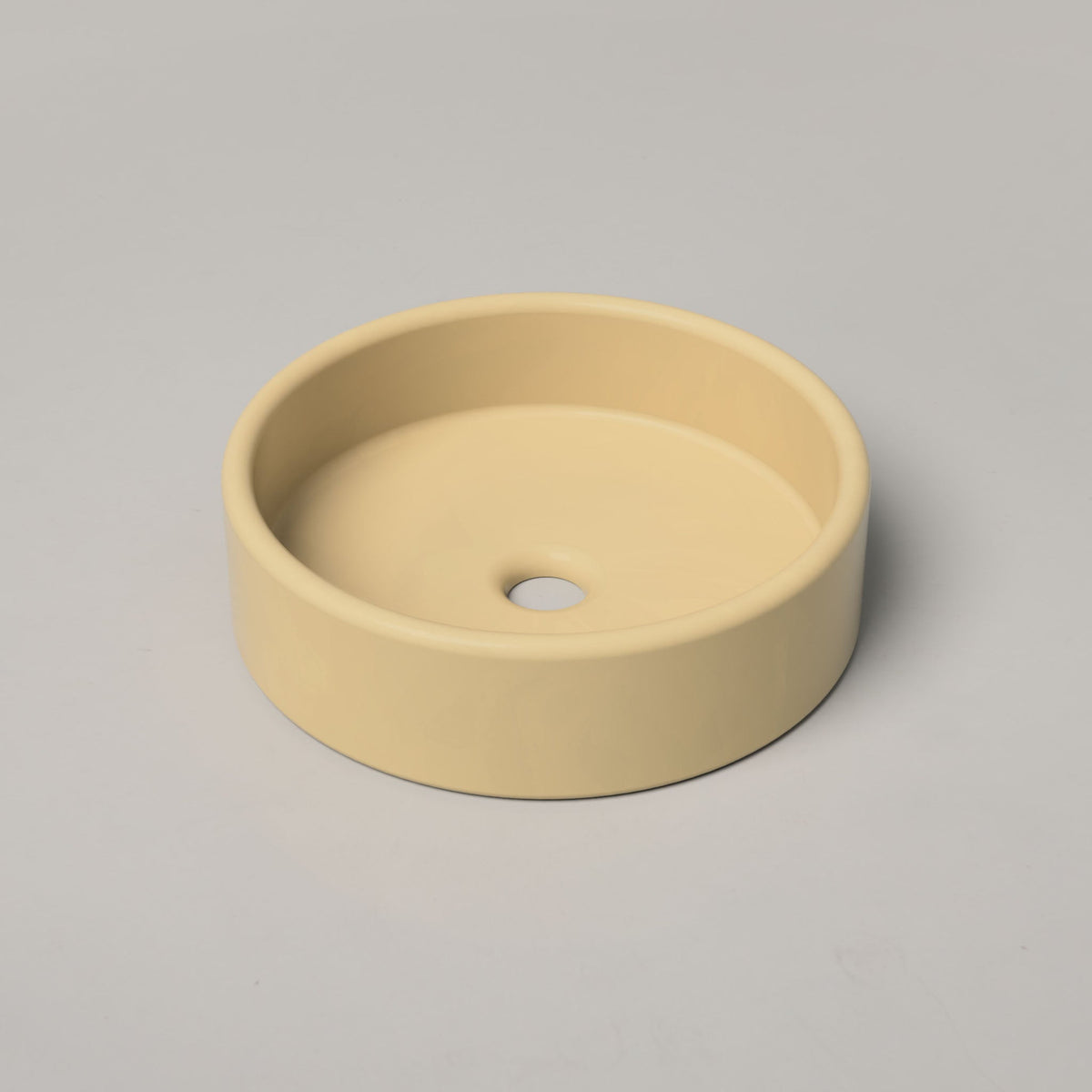 Nood Co Bowl Concrete Basin in Custard | Nood Co