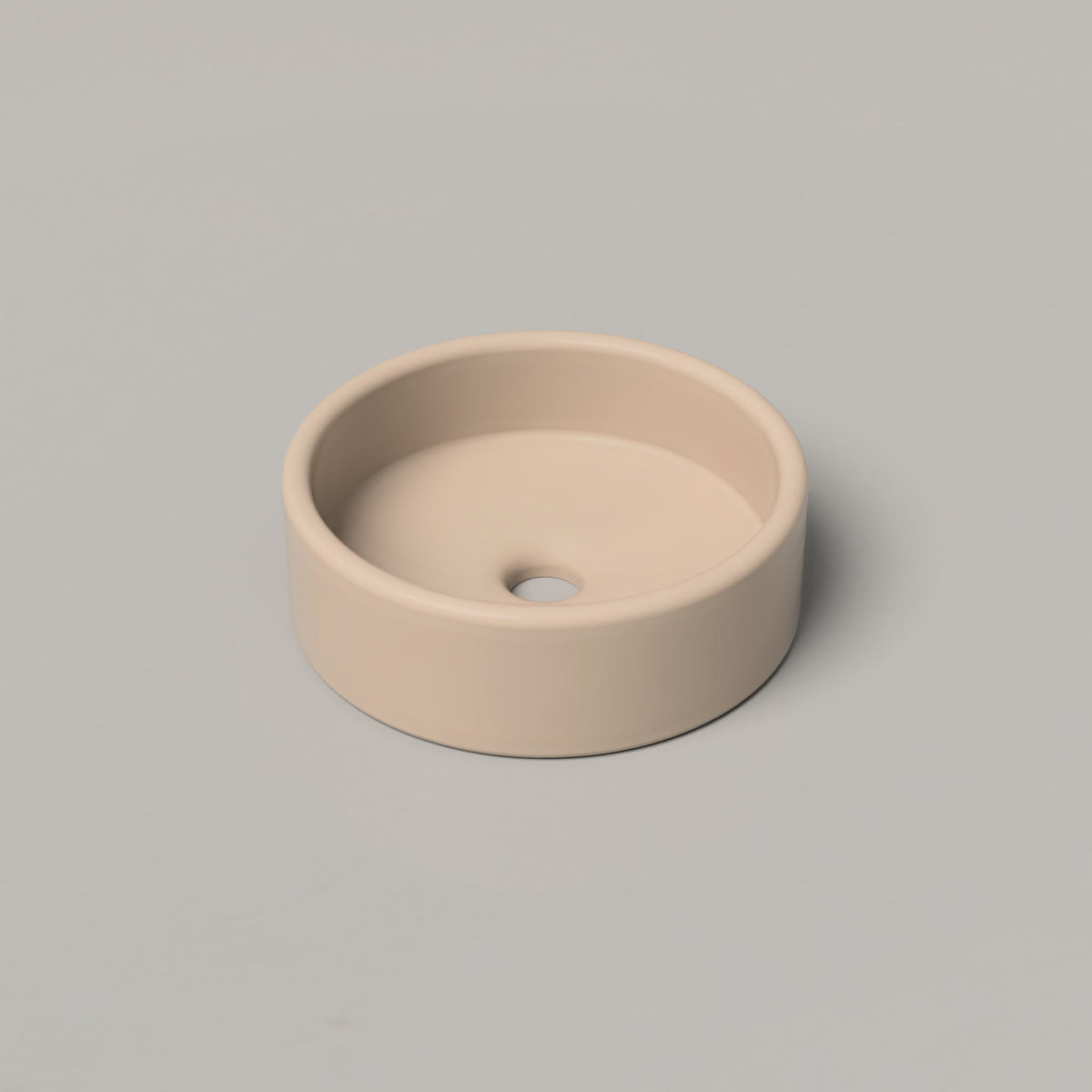 Nood Co Bowl Concrete Basin in Mushroom | Nood Co