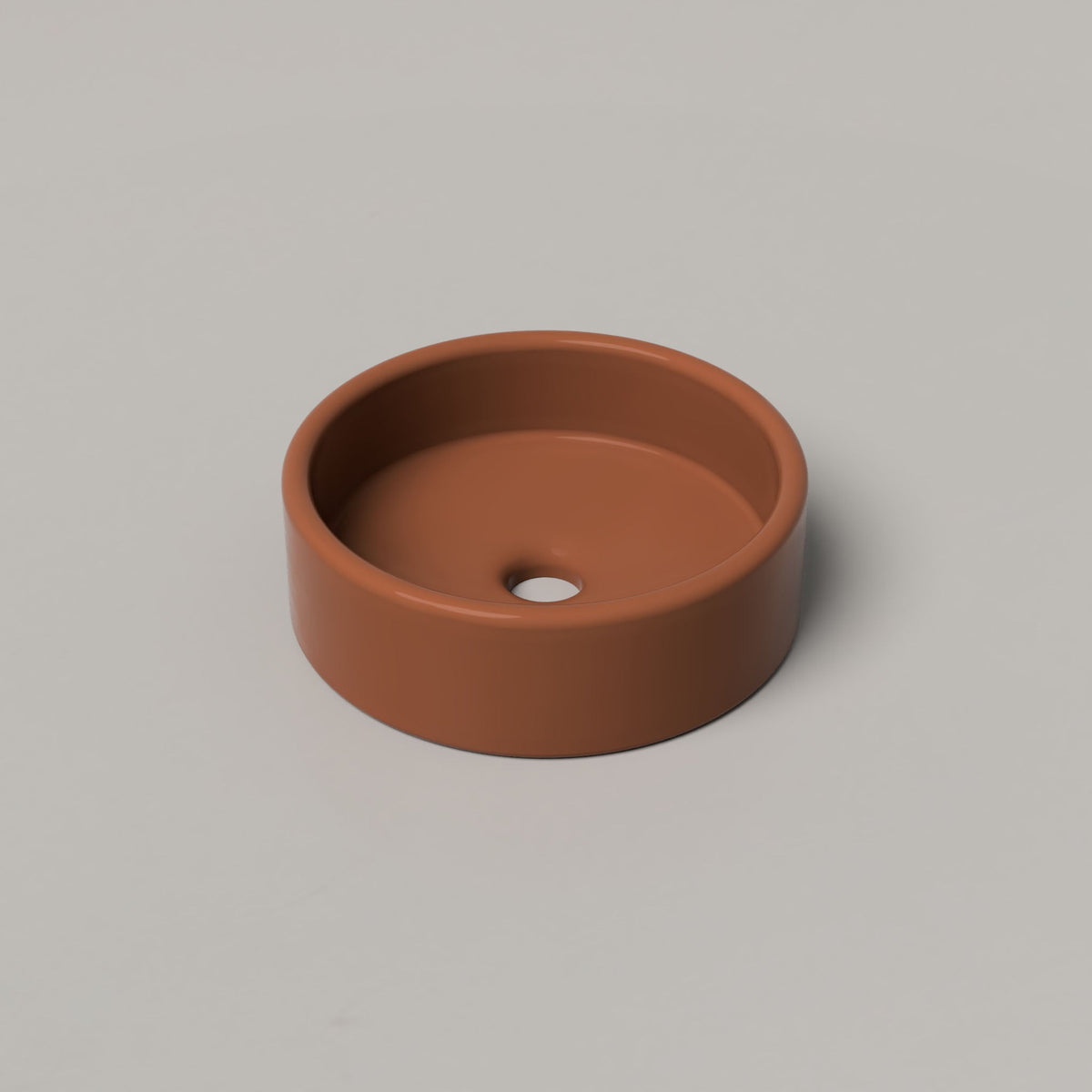 Nood Co Bowl Concrete Basin in Rust | Nood Co