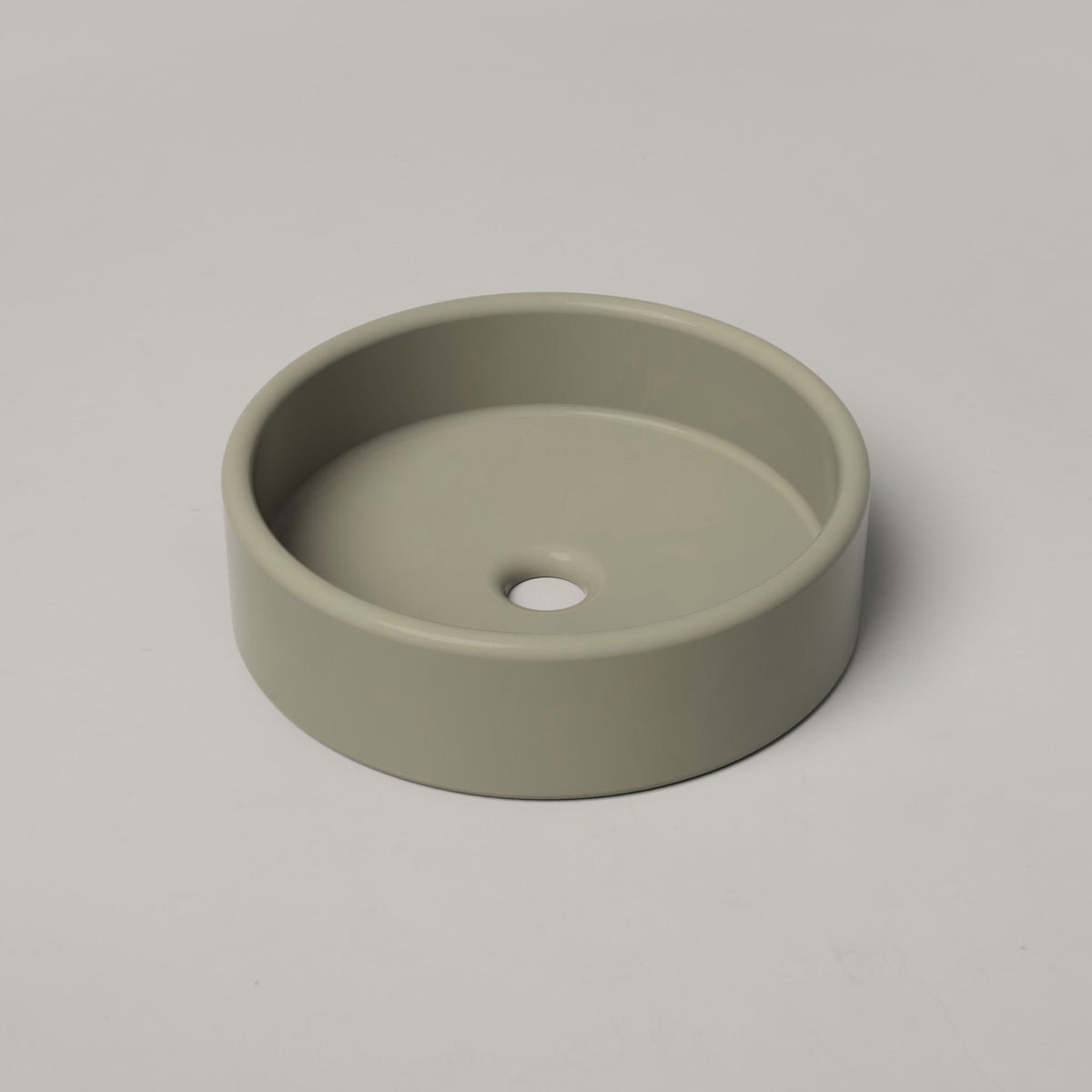 Nood Co Bowl Concrete Basin in Sage | Nood Co