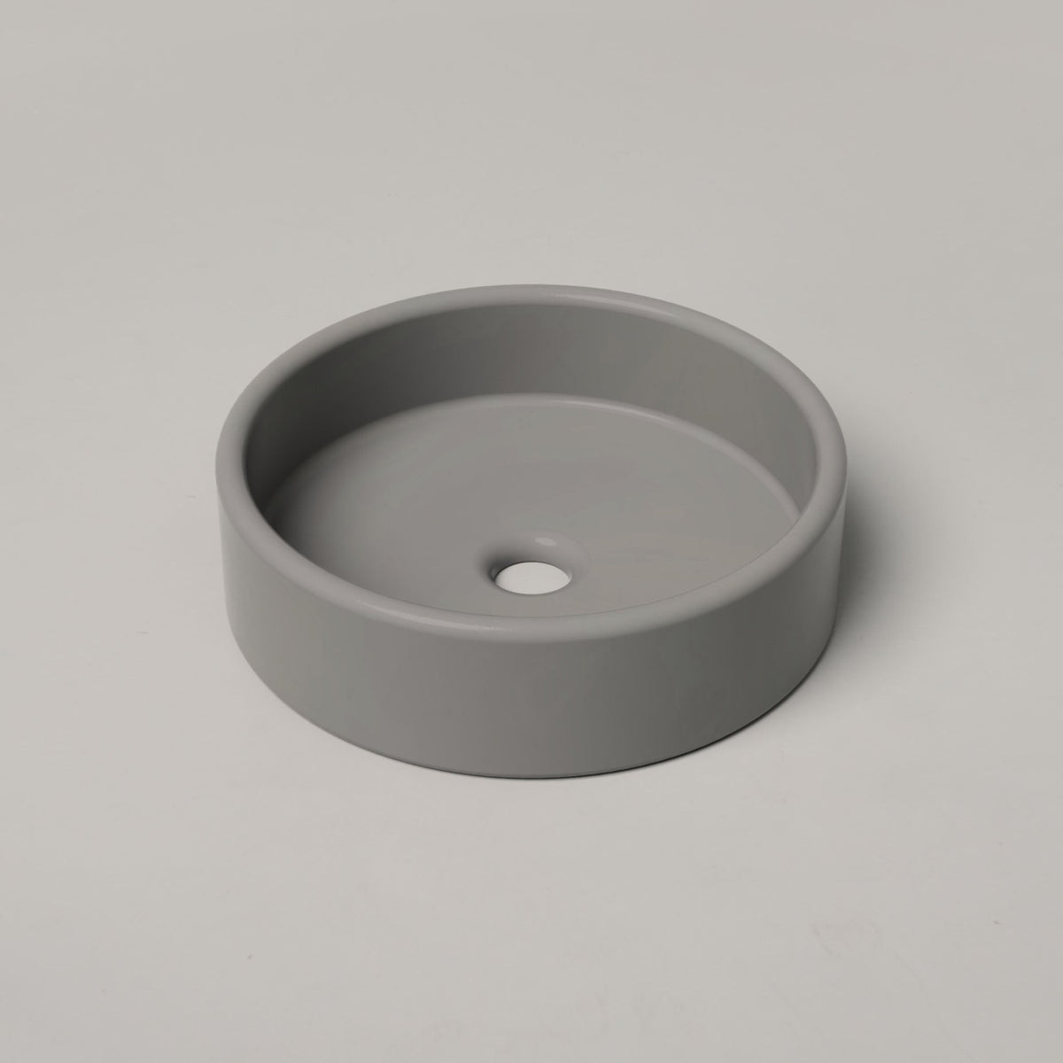 Nood Co Bowl Concrete Basin in Sky Grey | Nood Co