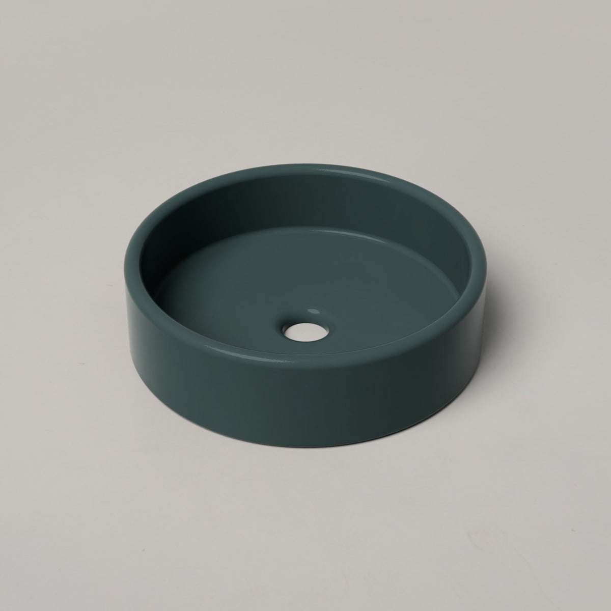 Nood Co Bowl Concrete Basin in Teal | Nood Co