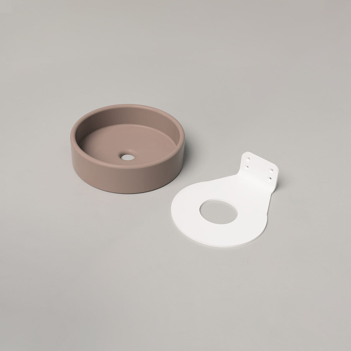 Nood Co Bowl Concrete Basin in Paperbark | Nood Co