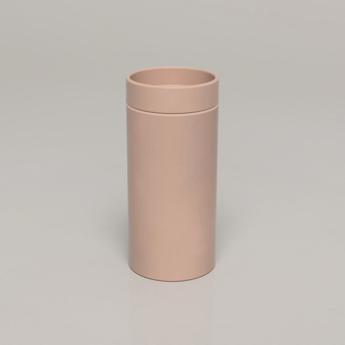 Nood Co Cylinder Bowl Concrete Basin in Blush Pink | Nood Co