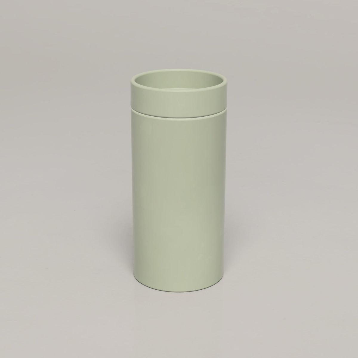 Nood Co Cylinder Bowl Concrete Basin in Mint | Nood Co