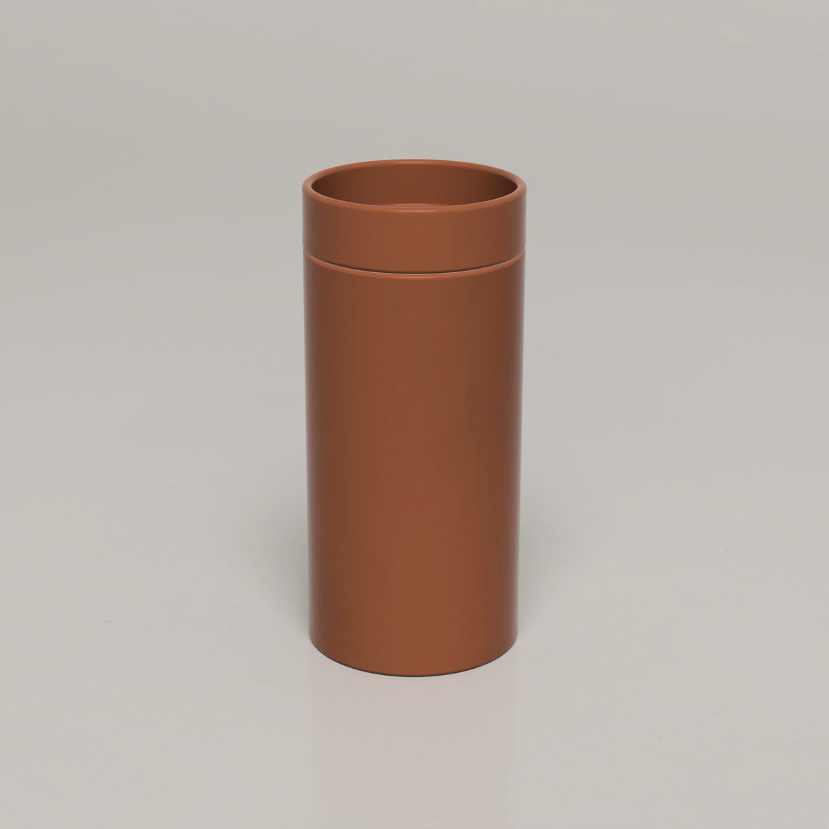 Nood Co Cylinder Bowl Concrete Basin in Rust | Nood Co