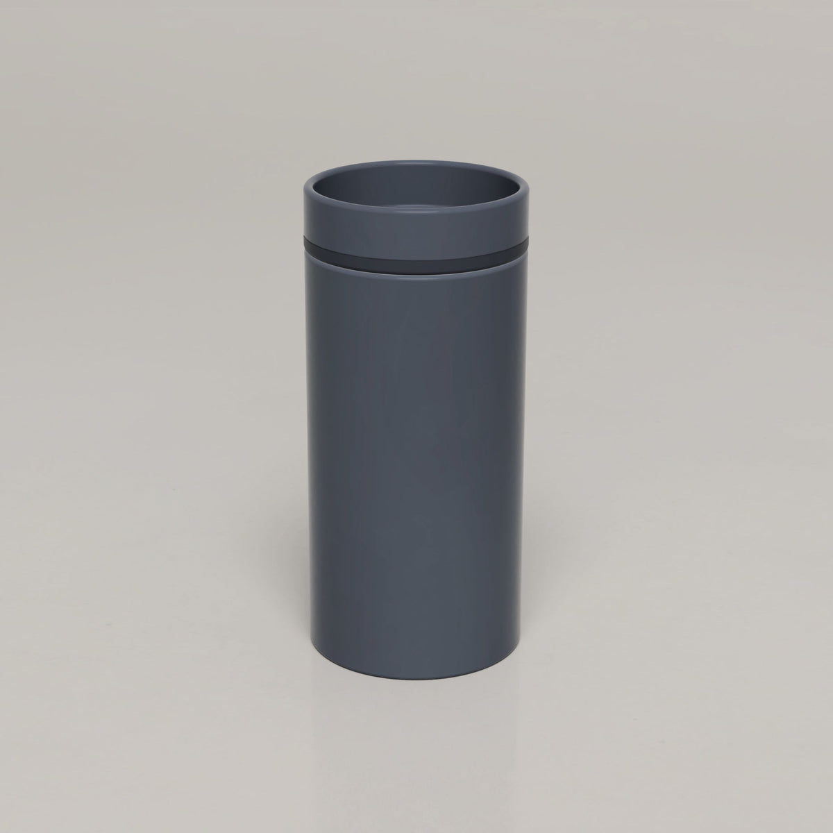 Nood Co Cylinder Bowl Two Tone Concrete Basin in Copan Blue | Nood Co