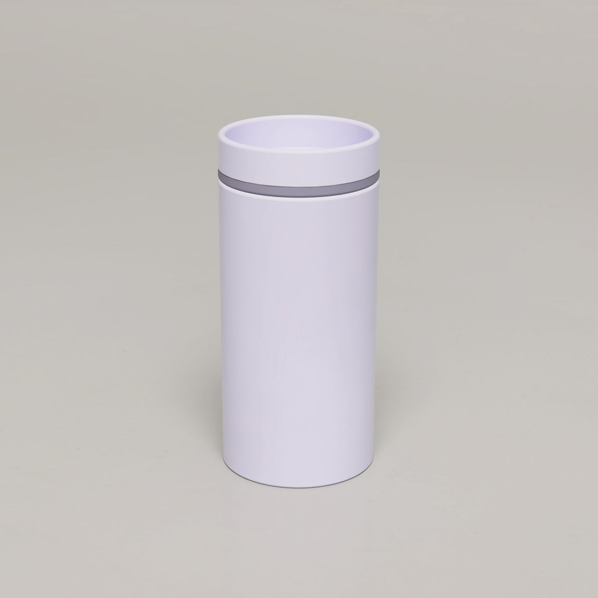 Nood Co Cylinder Bowl Two Tone Concrete Basin in Lilac | Nood Co