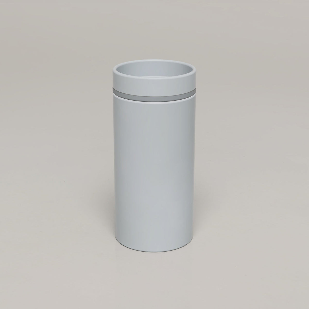 Nood Co Cylinder Bowl Two Tone Concrete Basin in Powder Blue | Nood Co