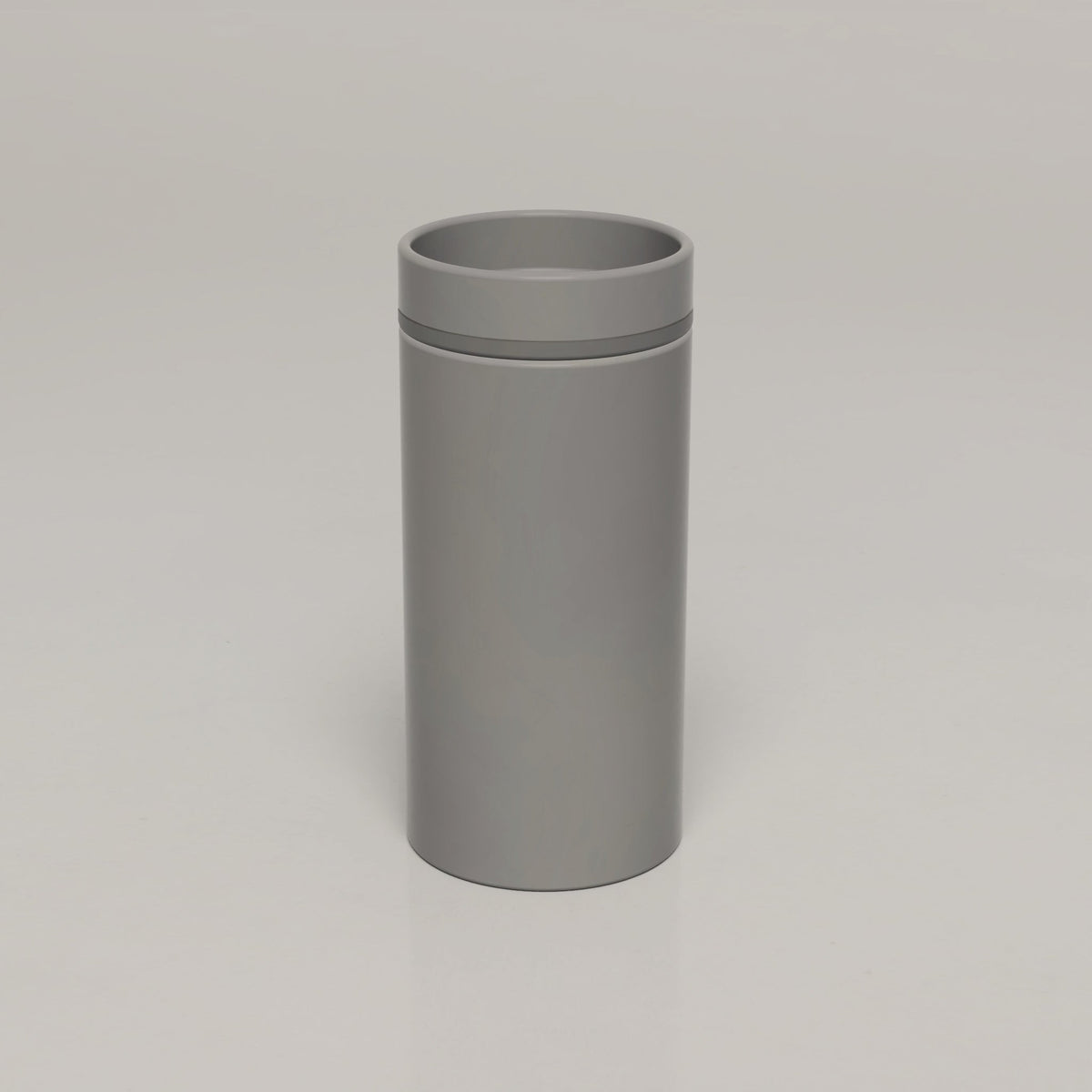Nood Co Cylinder Bowl Two Tone Concrete Basin in Sky Grey | Nood Co