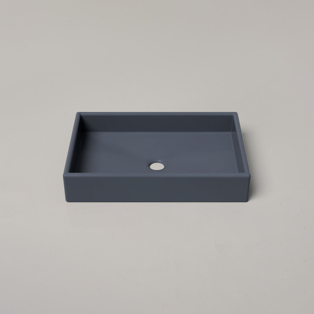 Nood Co Box Concrete Basin in Copan Blue | Nood Co