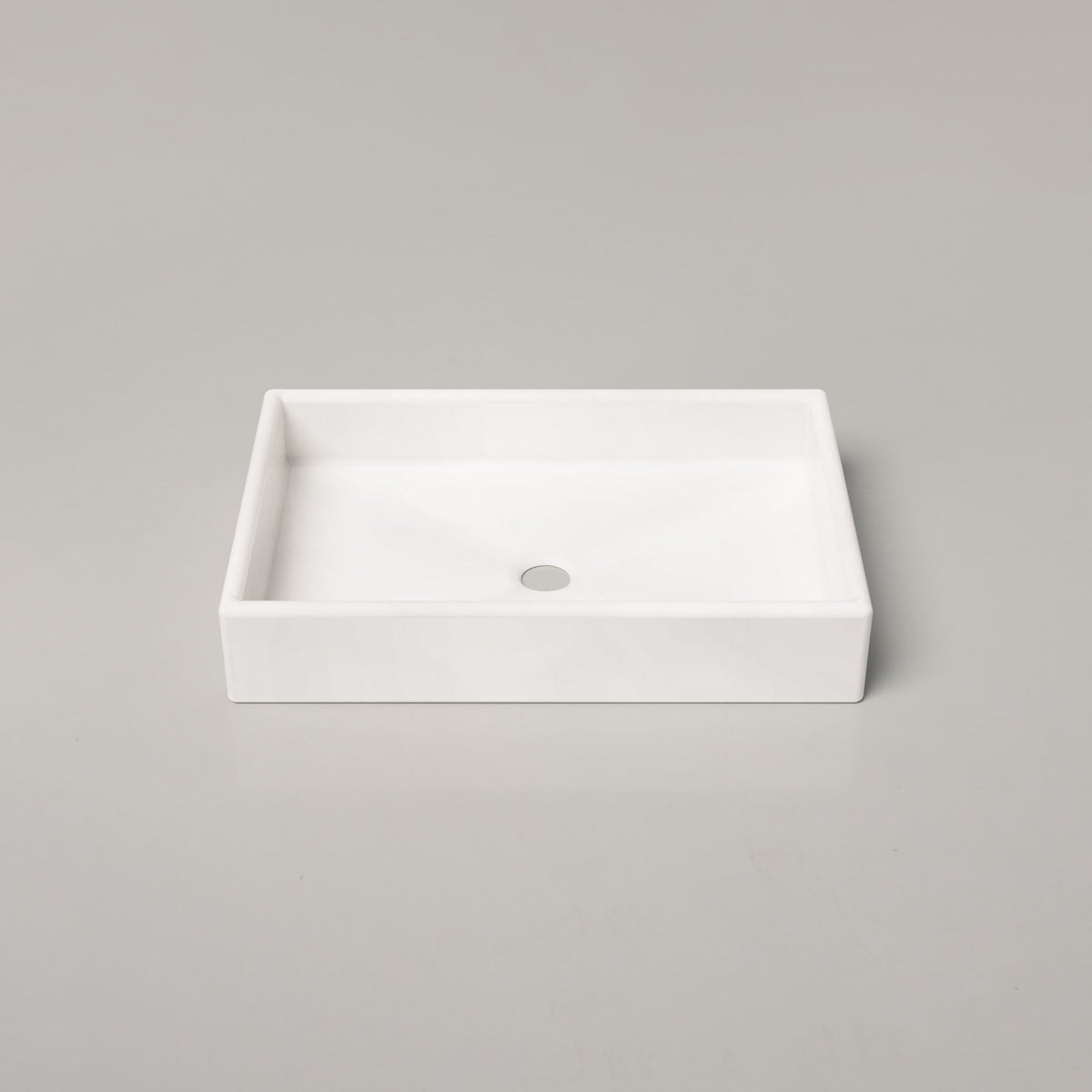 Nood Co Box Concrete Basin in Ivory | Nood Co