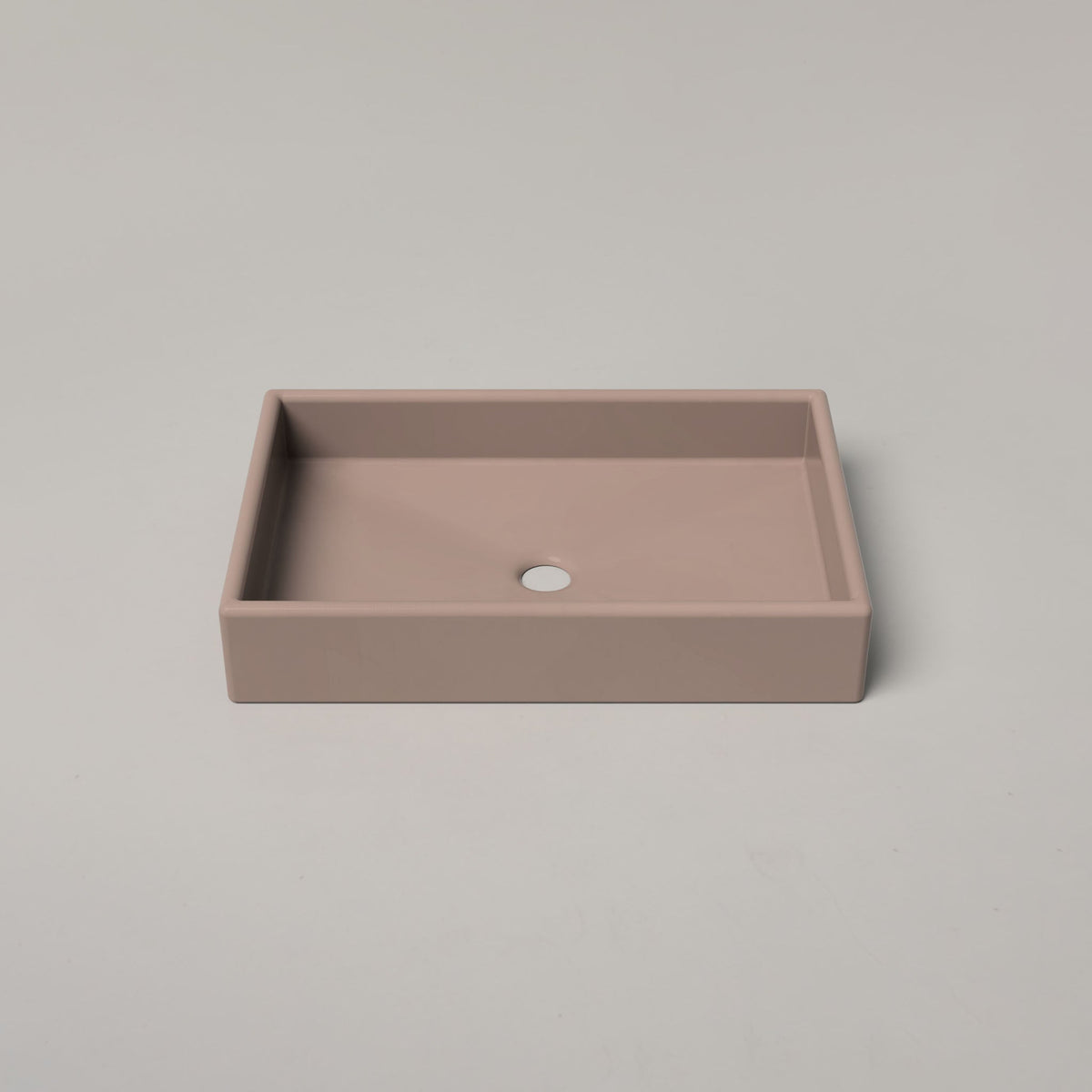 Nood Co Box Concrete Basin in Paperbark | Nood Co