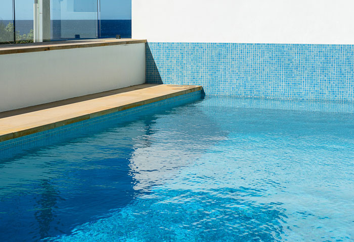 Ezarri Baby Blue Pool Tile – Gloss finish