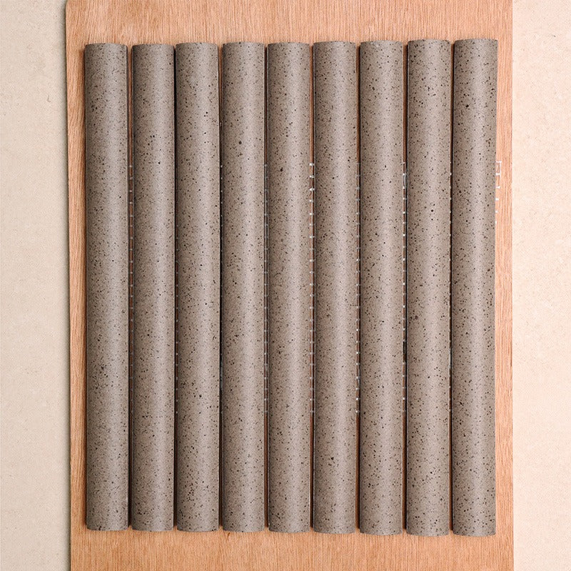 Bamboo Series Porcelain 286x260 mm Mosaic in Gris, Matt finish