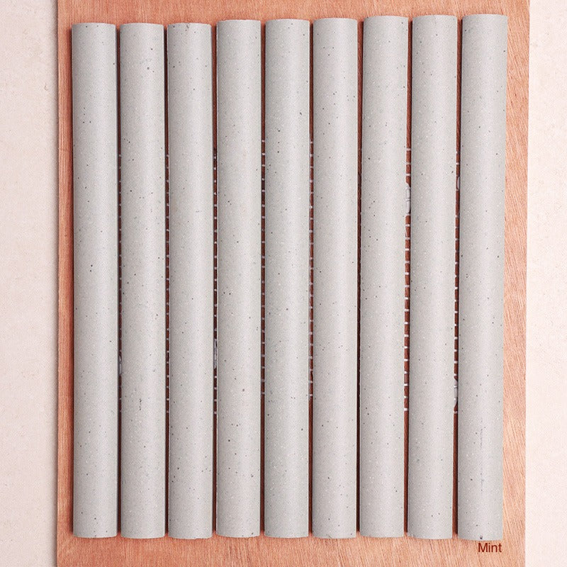 Bamboo Series Porcelain 286x260 mm Mosaic in Mint, Matt finish