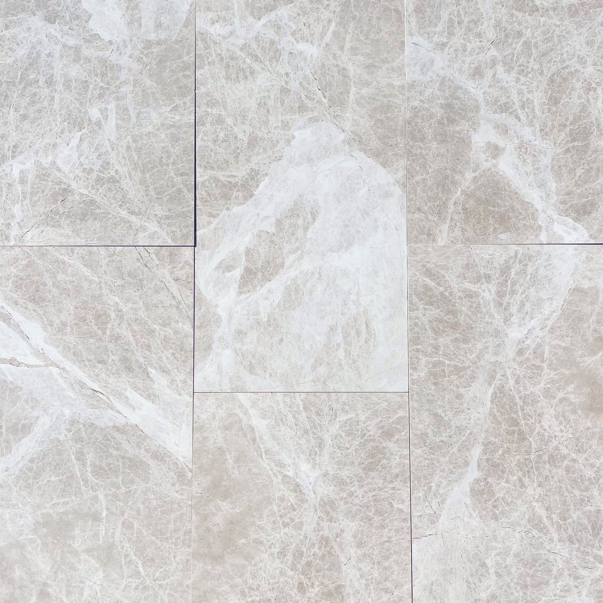 Bianco Chiaro Honed Marble Indoor Floor and Wall Tile in Bianca Chiaro
