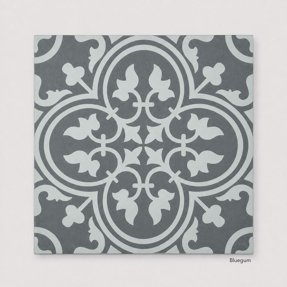 Dural Decorative Porcelain Tile 300x300 | Floor & Wall Tile in Blue Gum, Matt finish