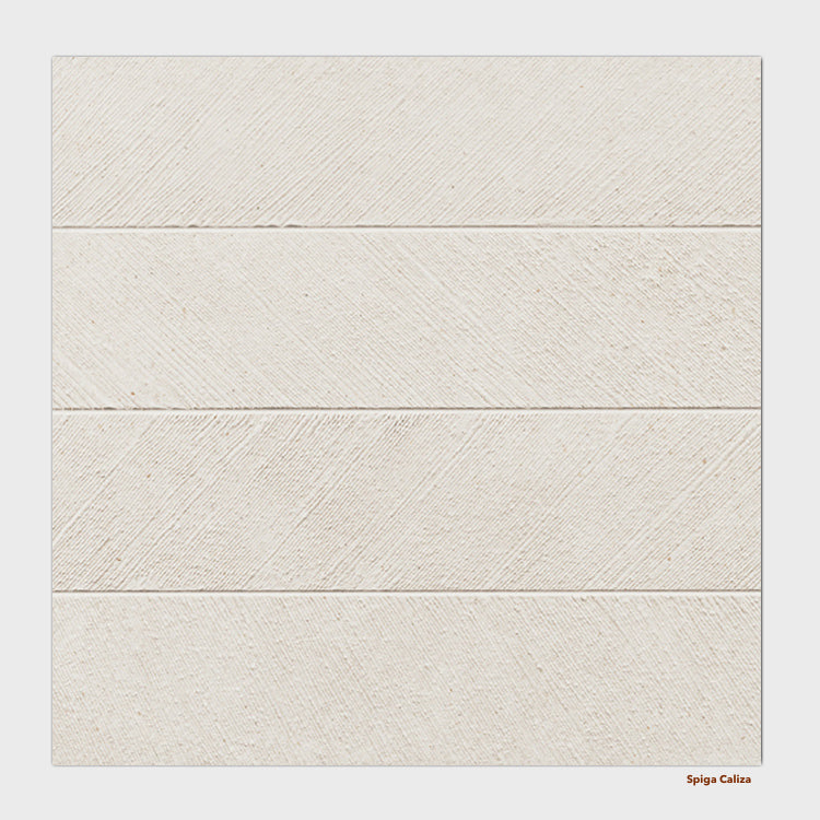 Bottega Series Spanish Floor and Wall Tile in Caliza, 3D / Texture finish