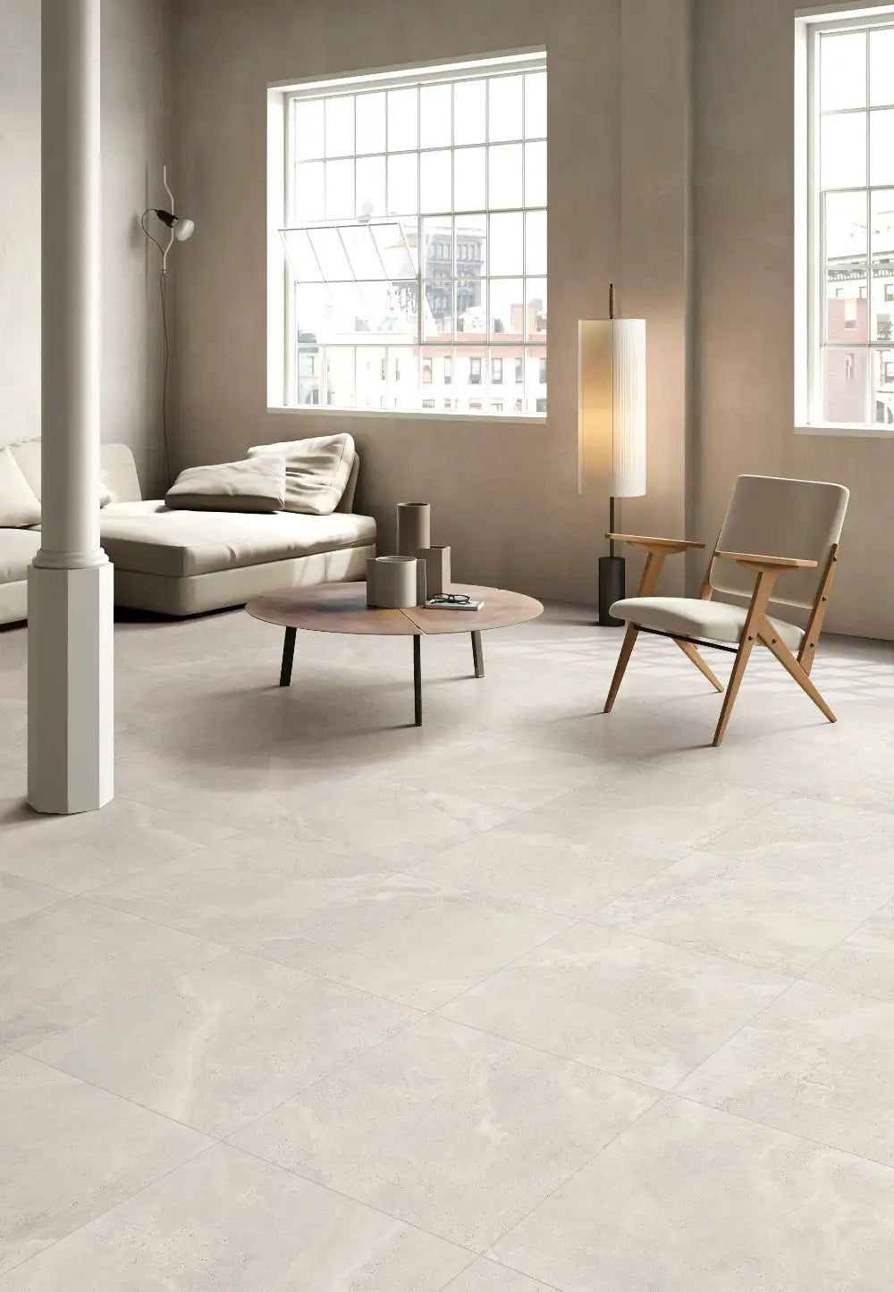 Crown Travertine Porcelain Tile | Travertine Look Floor & Wall Tile