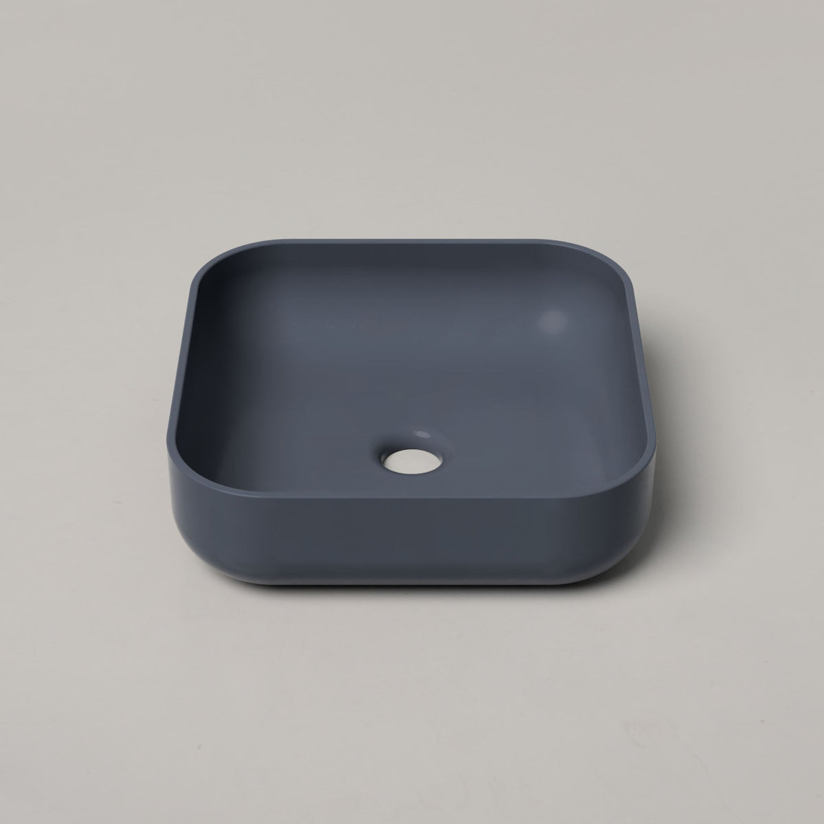 Nood Co Cube Concrete Basin in Copan Blue | Nood Co