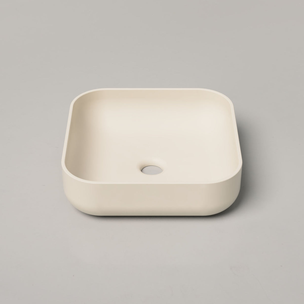 Nood Co Cube Concrete Basin in Wheat | Nood Co