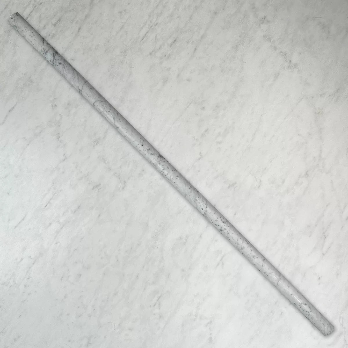 Convex Natural Stone Flutes in Carrara, Honed finish