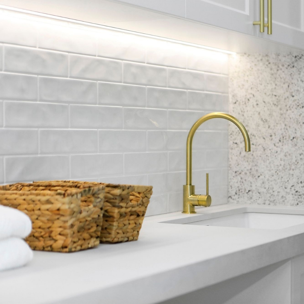 Clovelly 2.0 White Subway Wall Tile 75x300 mm – Matt finish