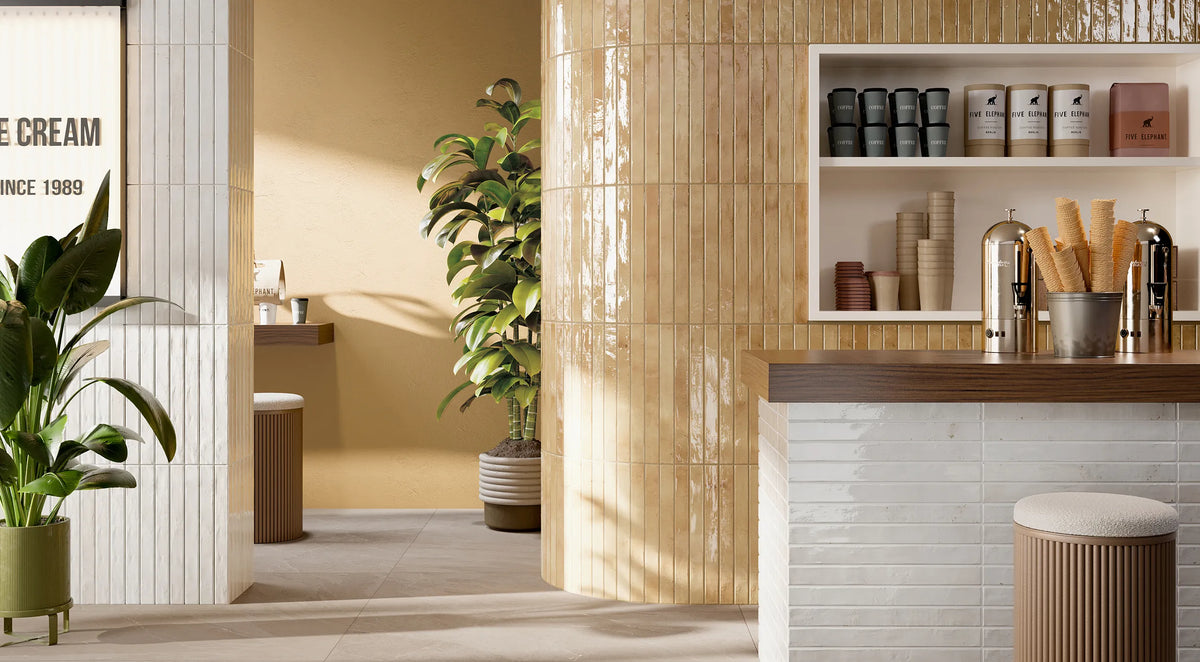 Italian Subway Tiles Color Series 48×450 mm in Beige, Glazed finish