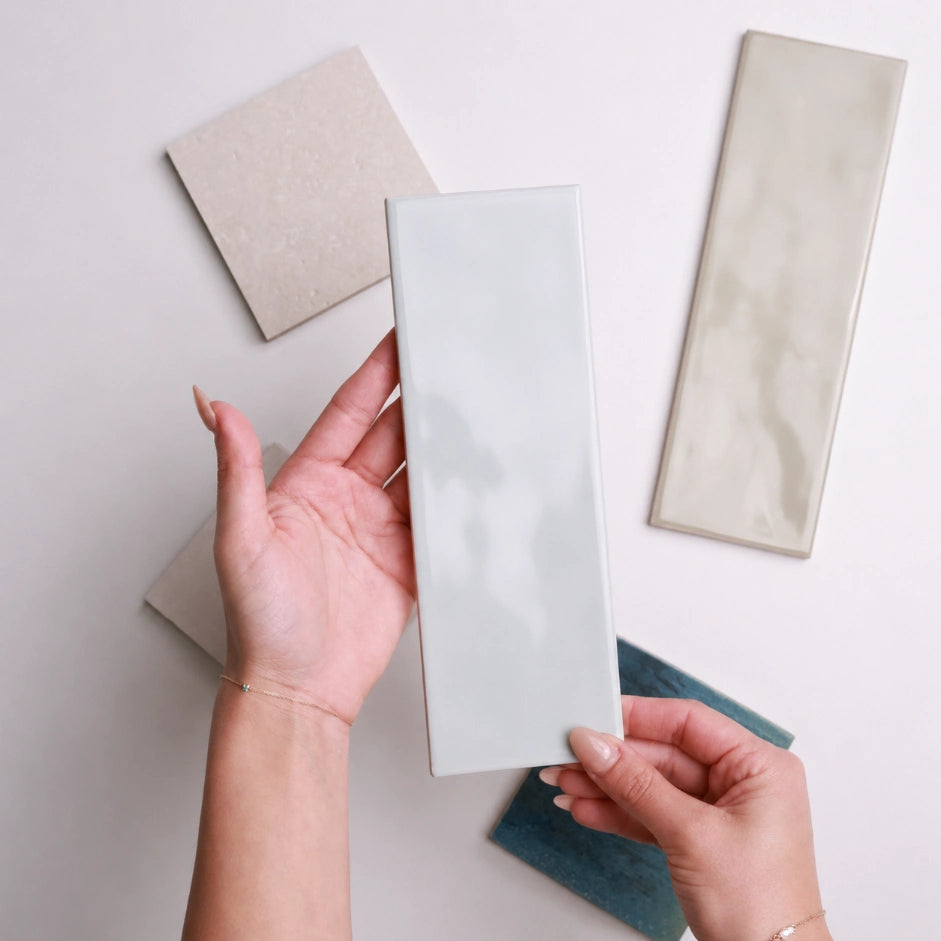 Concord Curves Shop the Look Tile Sample Box | Serano Surfaces