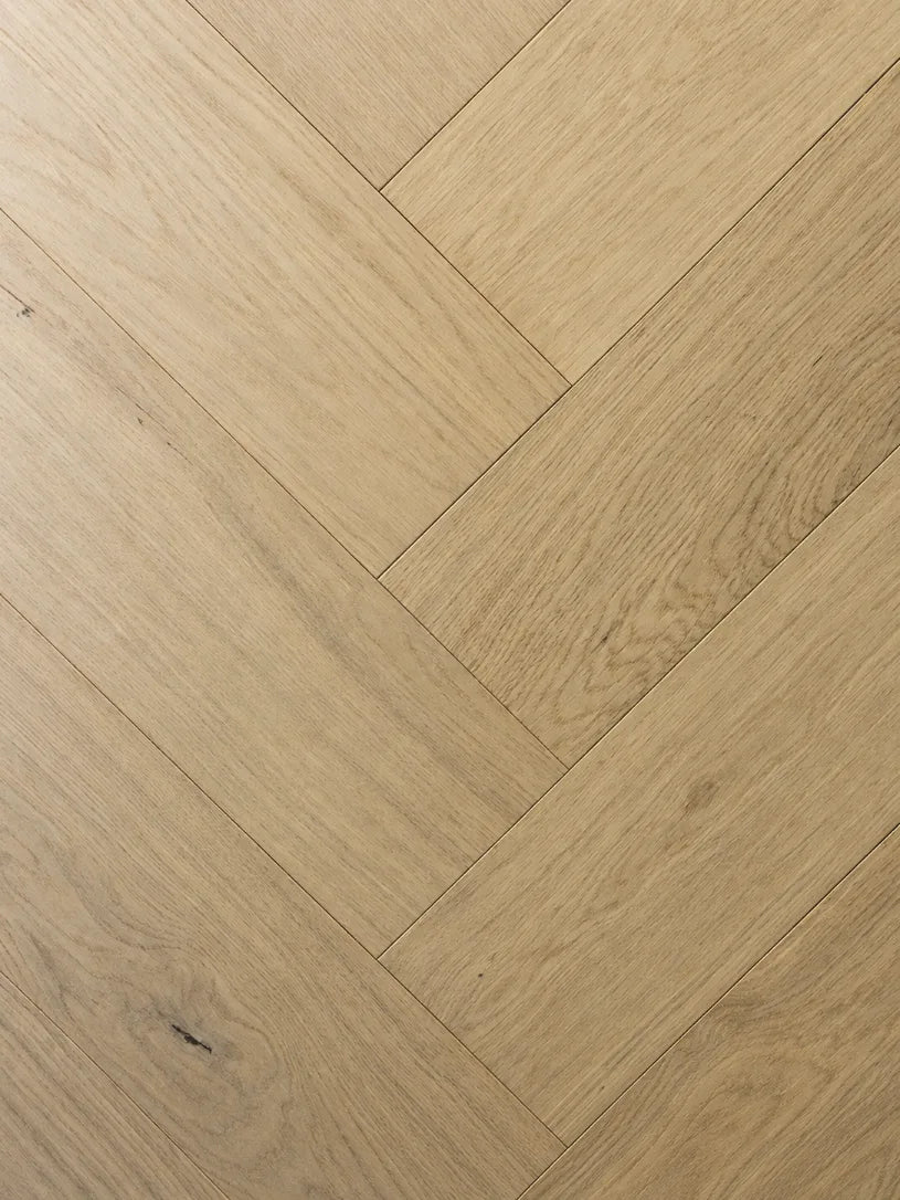 Danish White Herringbone Oak Flooring 888x148mm | Eco Flooring