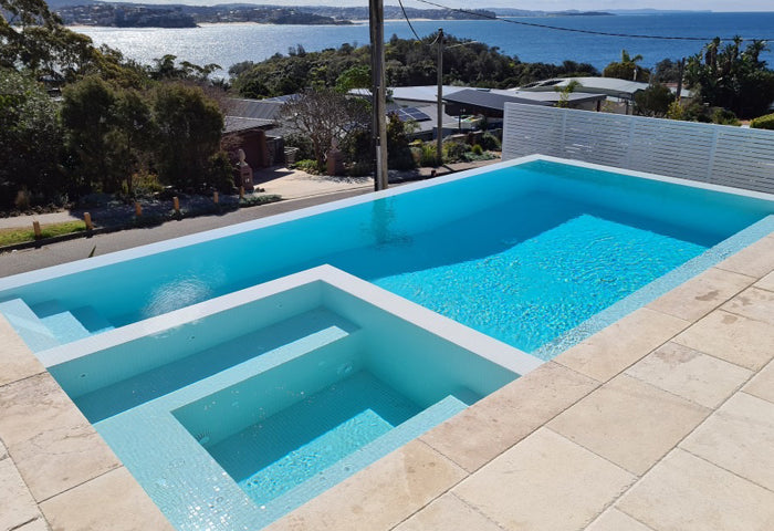 Ezarri Egg Shell Pool Tile – Gloss finish