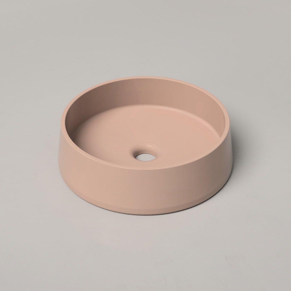 Nood Co Funl Concrete Basin in Blush Pink | Nood Co