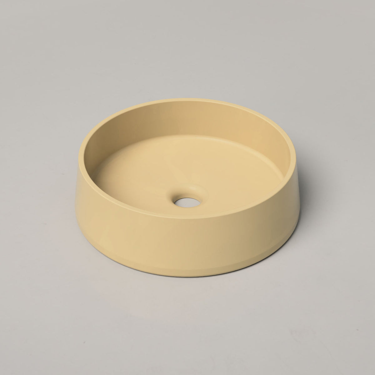 Nood Co Funl Concrete Basin in Custard | Nood Co