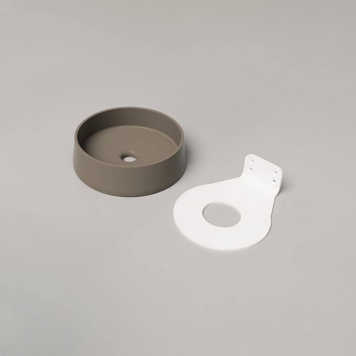 Nood Co Funl Concrete Basin in Olive | Nood Co