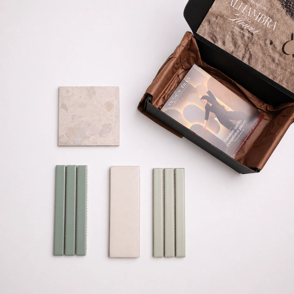 Calming Loftus Tile Sample Box | Serano Surfaces