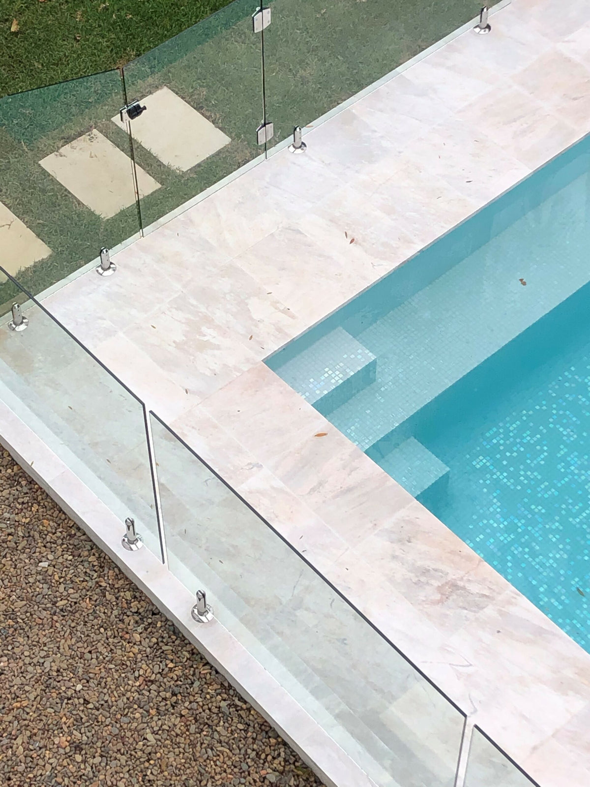 Glacier Anti-Slip Marble Tile – Sandblasted finish