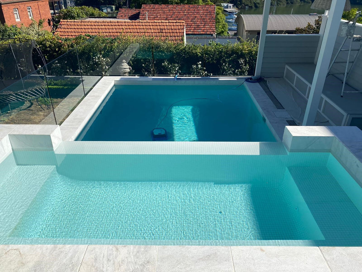Glacier Anti-Slip Marble Tile – Sandblasted finish