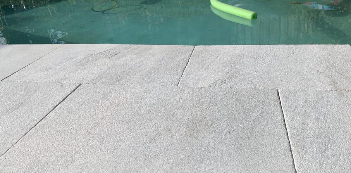 Glacier Anti-Slip Marble Tile – Sandblasted finish