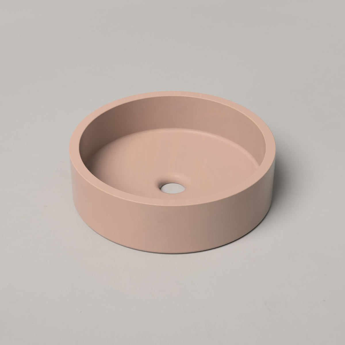 Nood Co Hoop Concrete Basin in Blush Pink | Nood Co