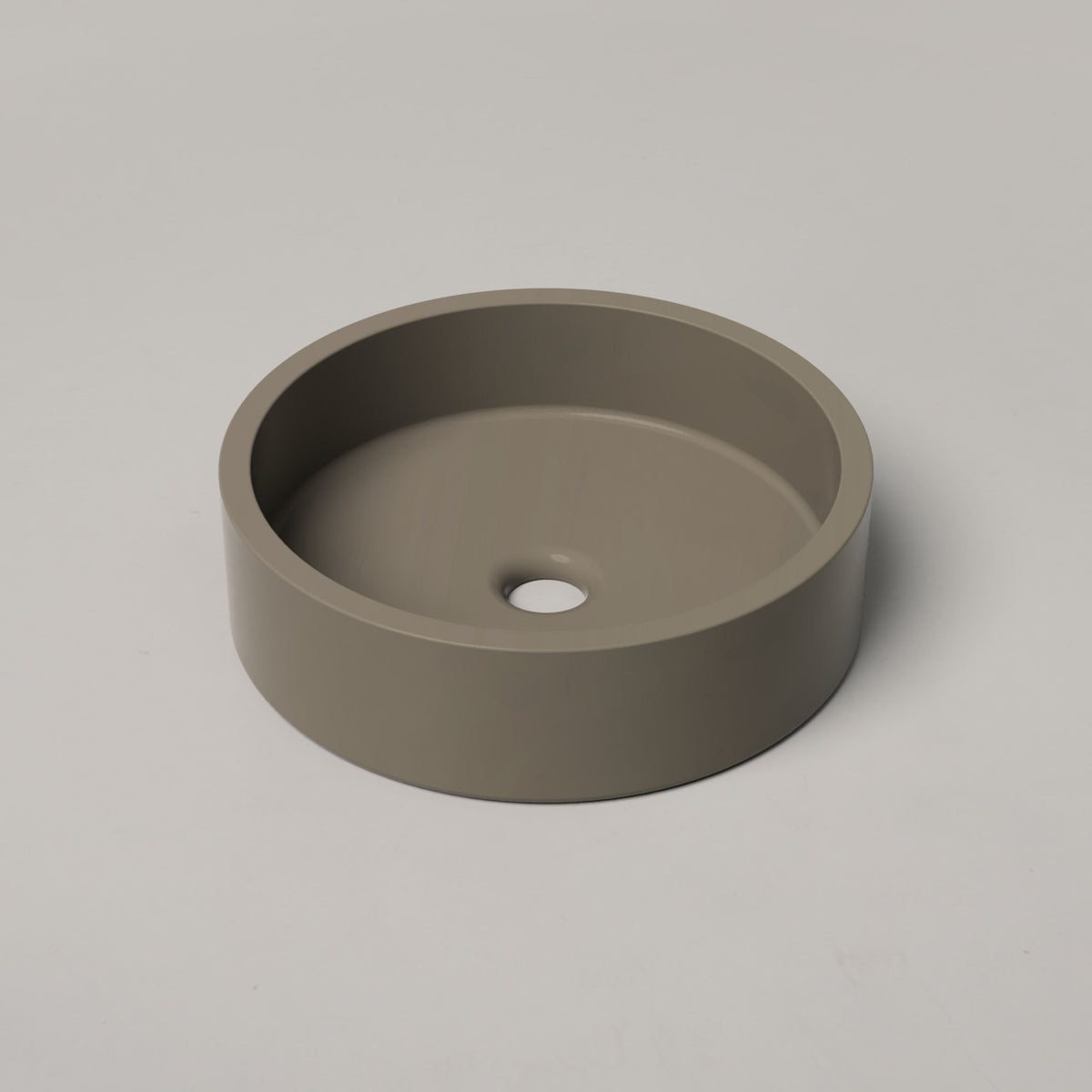 Nood Co Hoop Concrete Basin in Olive | Nood Co