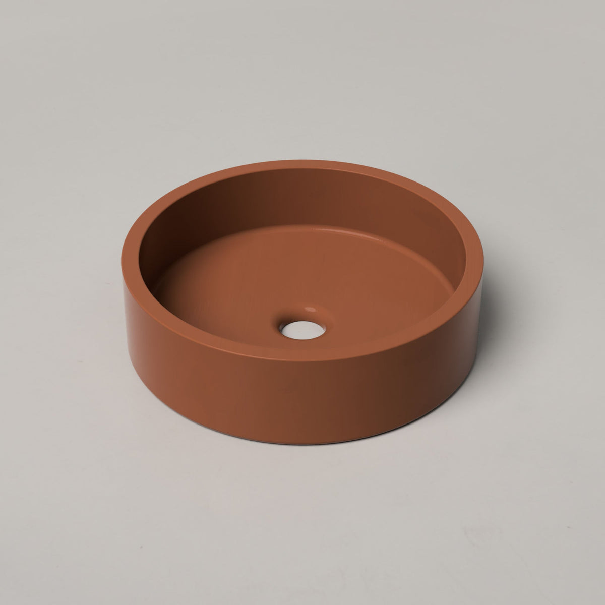 Nood Co Hoop Concrete Basin in Rust | Nood Co