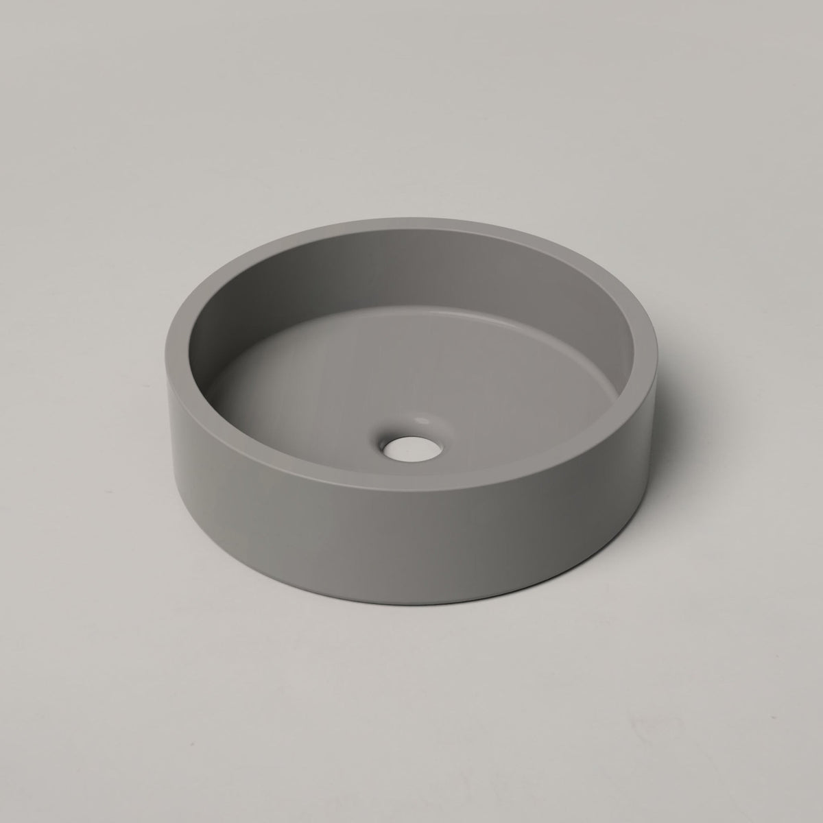 Nood Co Hoop Concrete Basin in Sky Grey | Nood Co
