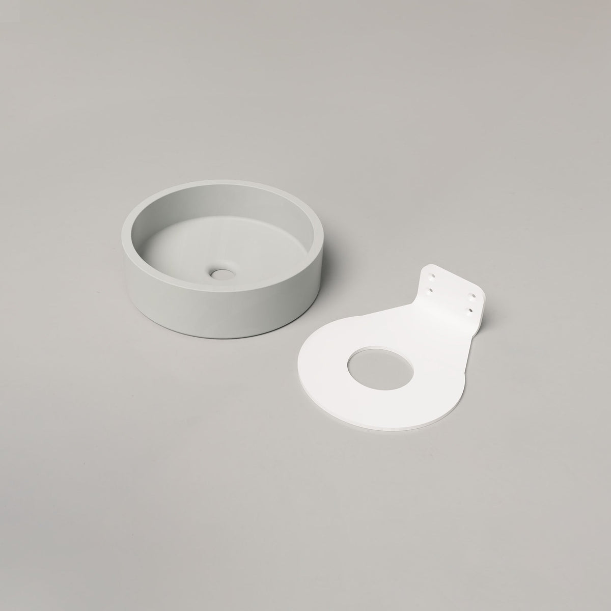 Nood Co Hoop Concrete Basin in Cloud | Nood Co