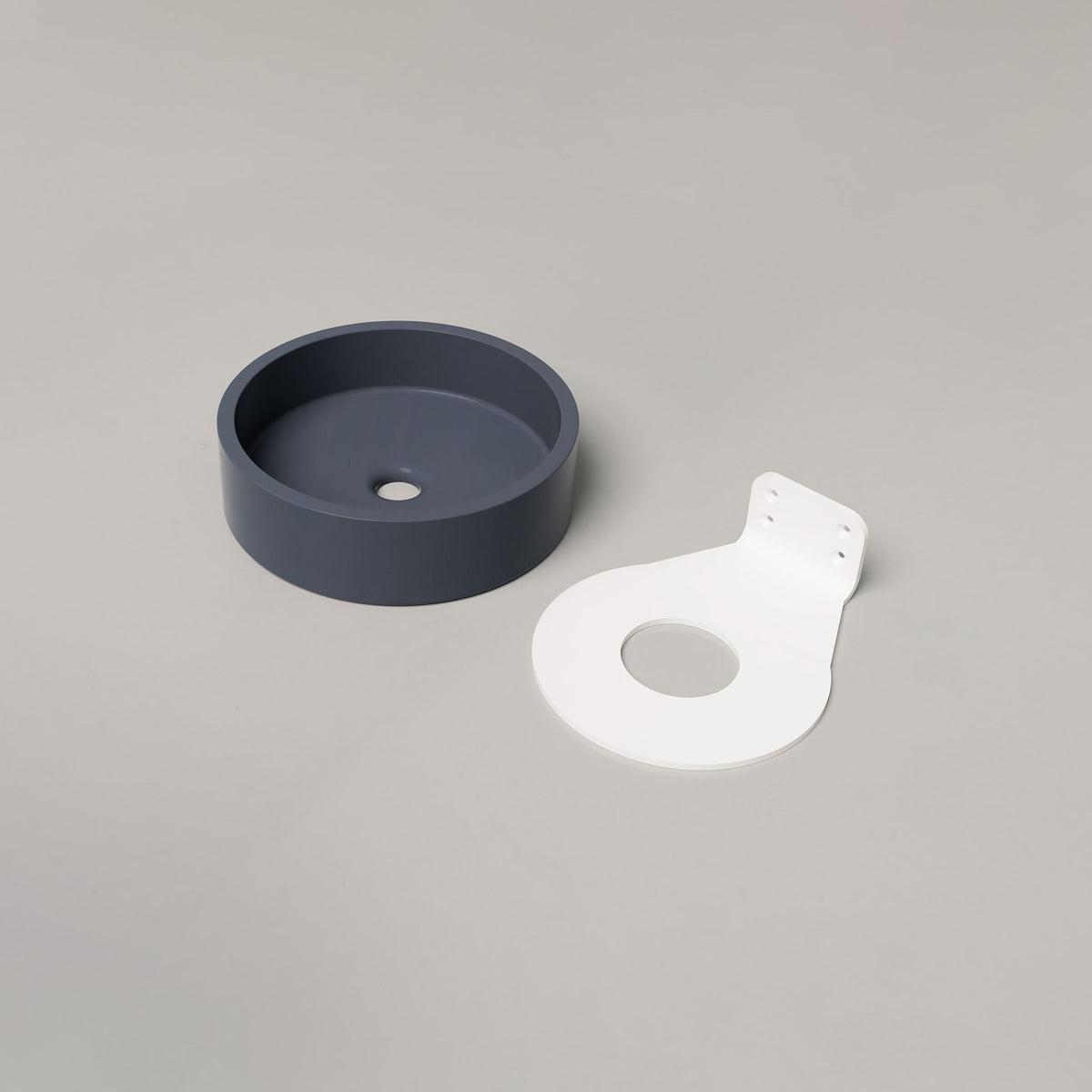 Nood Co Hoop Concrete Basin in Copan Blue | Nood Co