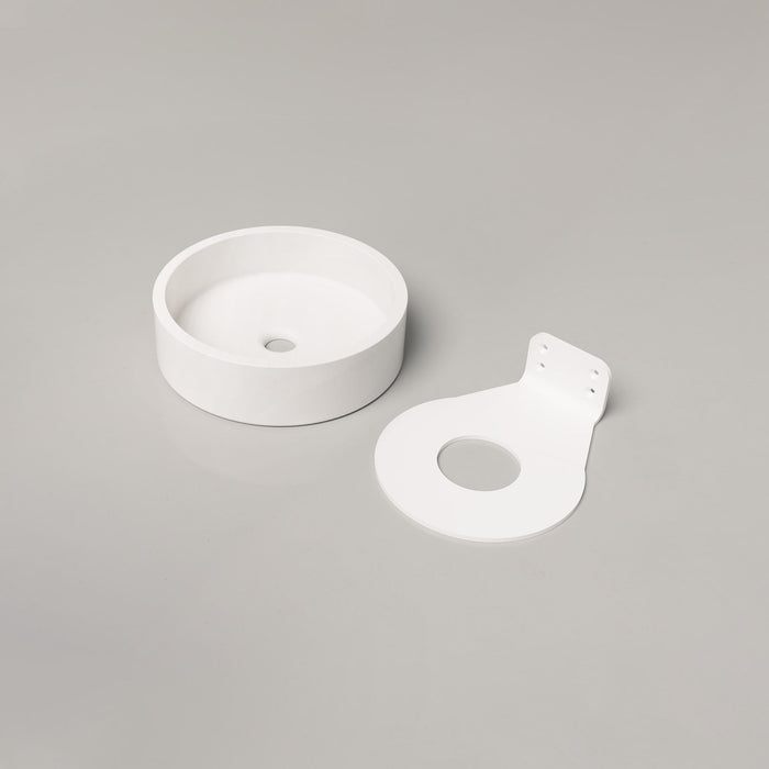 Nood Co Hoop Concrete Basin in Ivory | Nood Co #Colour_Ivory