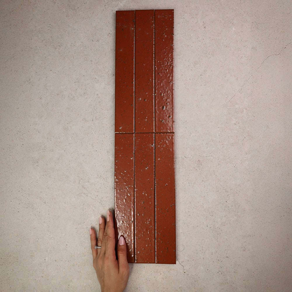 Kazoku Hatsu Long Subway Hand Glazed Japanese Tile