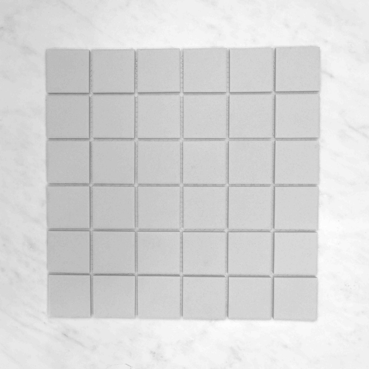 Cagliari Full Body Porcelain Mosaic in Cagliari Nude White, Matt finish