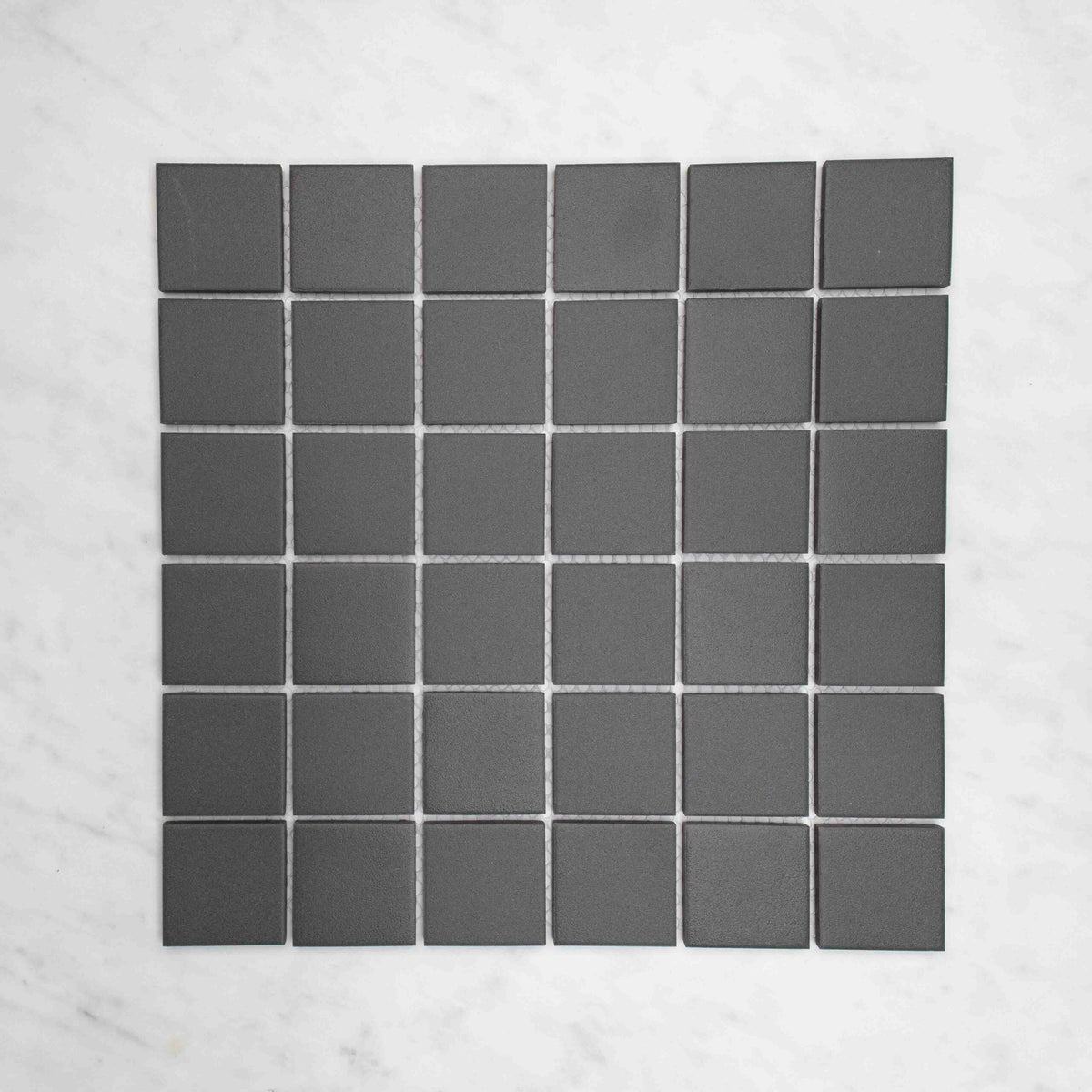 Cagliari Full Body Porcelain Mosaic in Cagliari Carbon, Matt finish