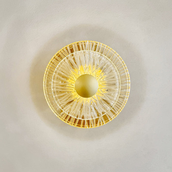 Lunara Natale Wall Sconce Light in Brass Gold